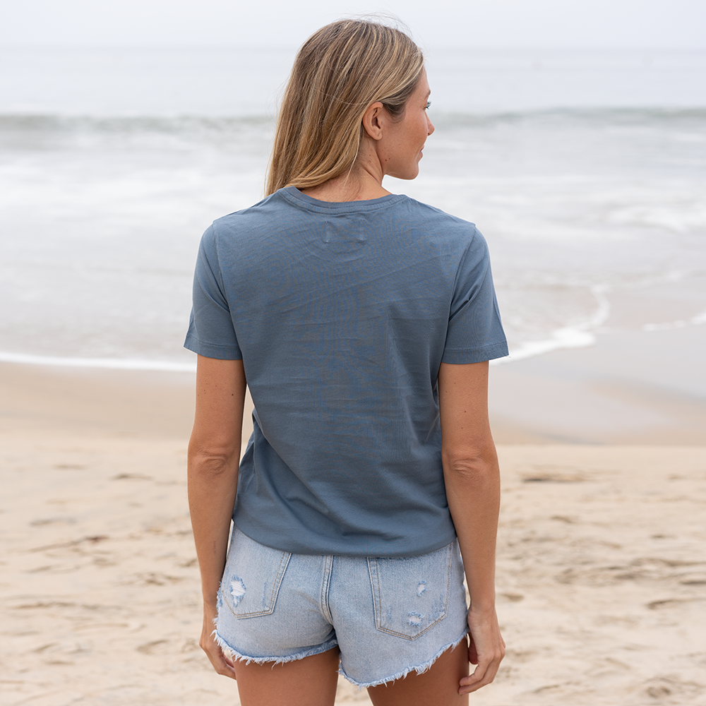 Womens Short Sleeve Crew Neck