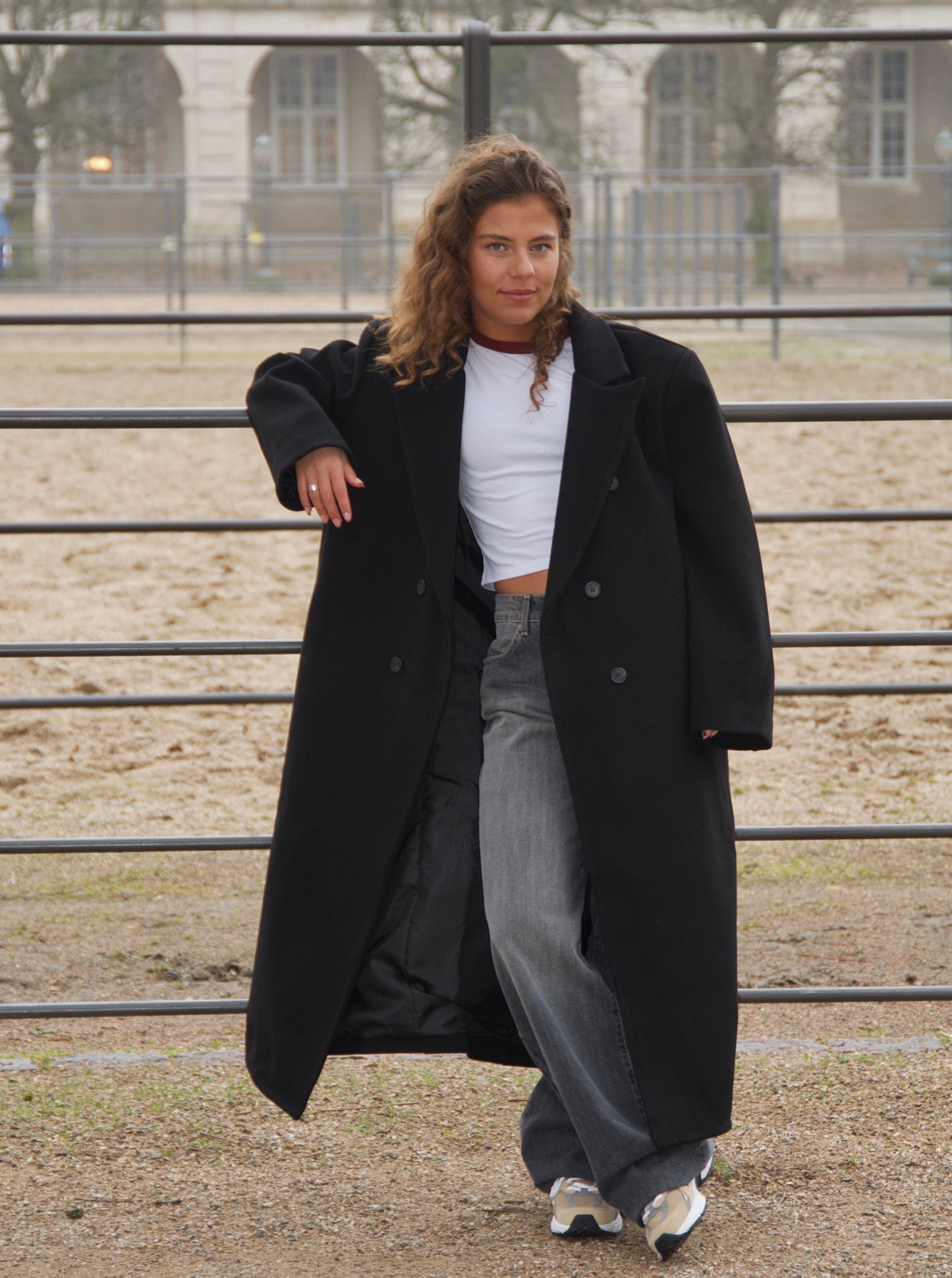 Alva oversized coat - Black