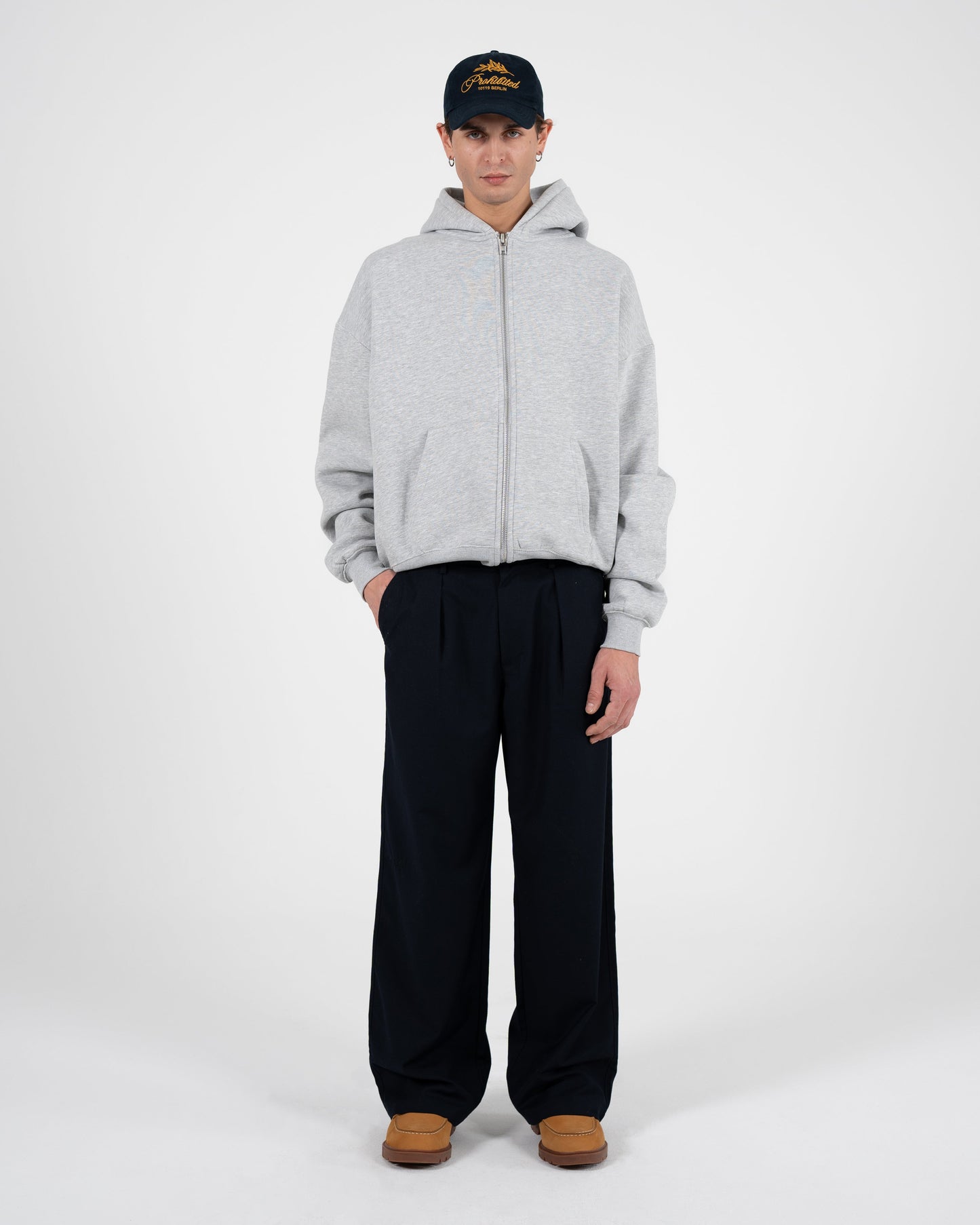 SoHo Pleated Pants Vintage Navy