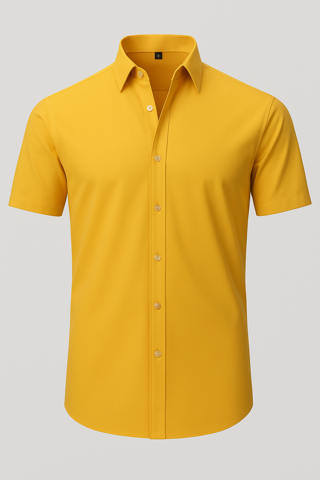 Non-Iron 4-Way Stretch Shirt – Transparent Buttons