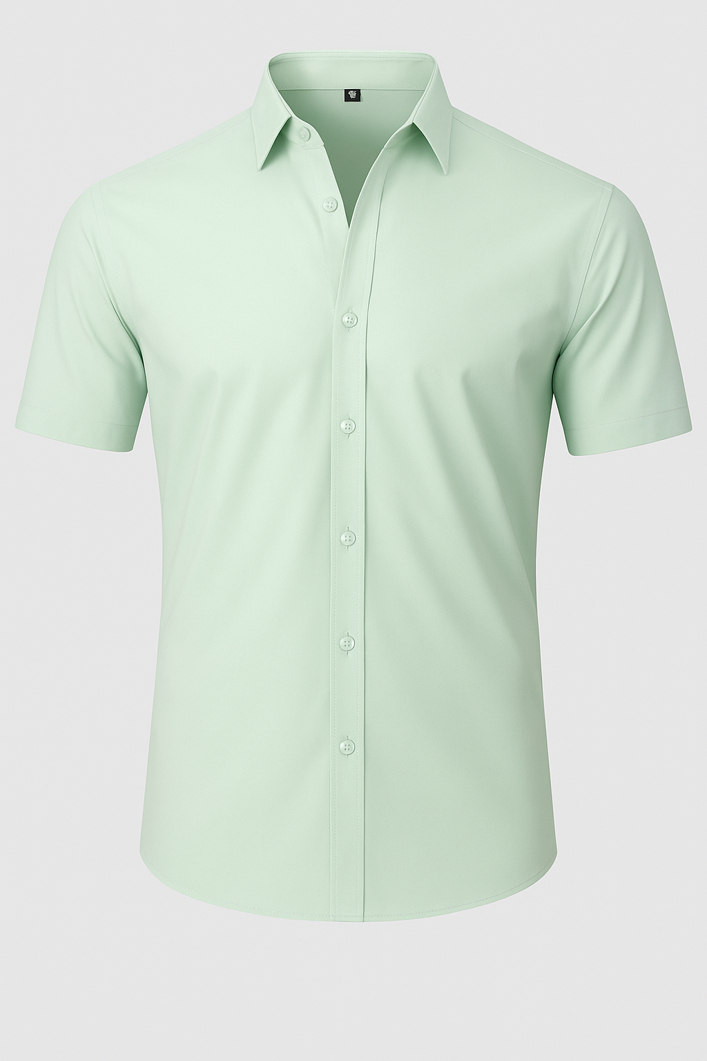 Non-Iron 4-Way Stretch Shirt – Transparent Buttons