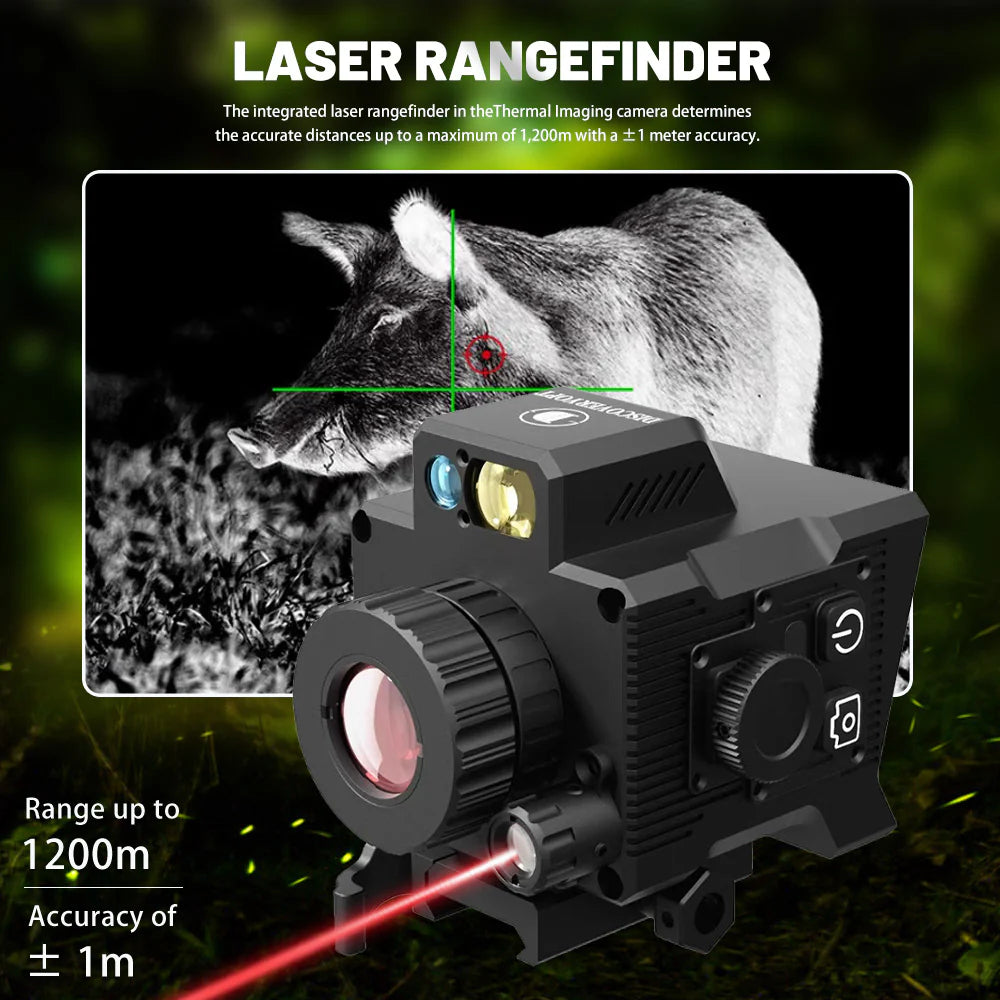 DTS642 Monocular Tactical Reticle Thermal Imaging 4 Pseudo-Color 640X512 Infrared WIFI Shockproof Hunting Clip-on Thermal