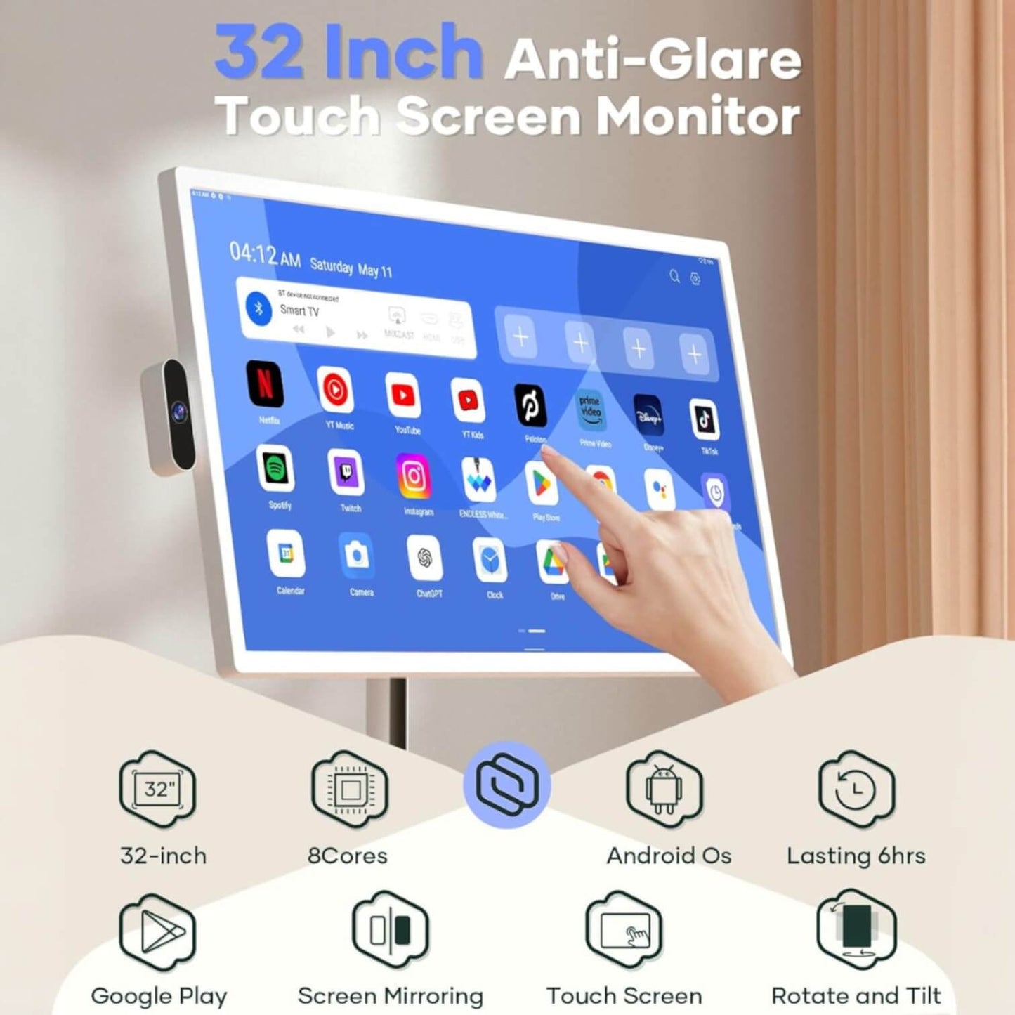 🔥Today's Special🔥4K Portable TV